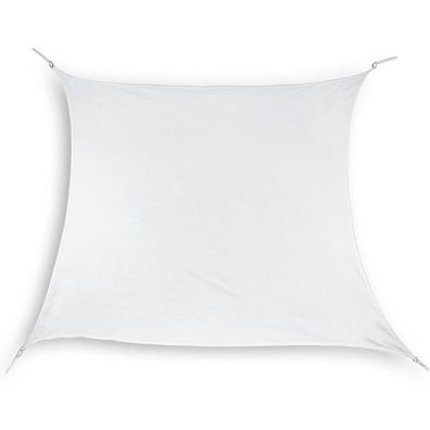 hanSe® Marken Sonnensegel Quadrat 5x5 m weiß