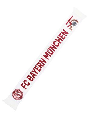 FC Bayern München Schal Meister 2025 – Weiß – Offizieller Unisex Fanartikel
