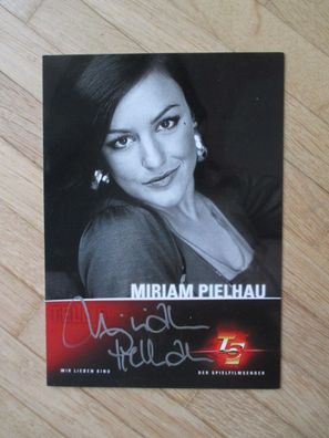 Sat1 Fernsehmoderatorin Miriam Pielhau - handsigniertes Autogramm!!!