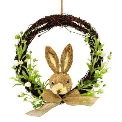 Weidenkranz mit Kaninchen Ø30 cm