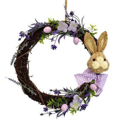 Weidenkranz mit Hase Ø30 cm