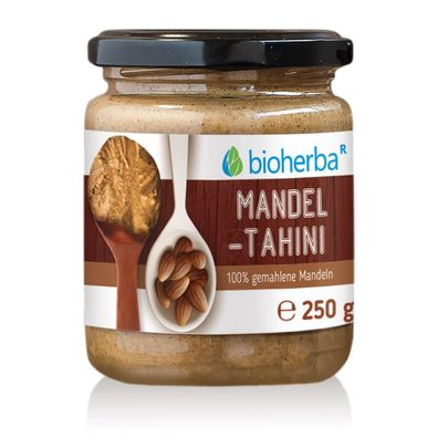 Bioherba Mandel Tahini 100 % gemahlene Mandelkerne