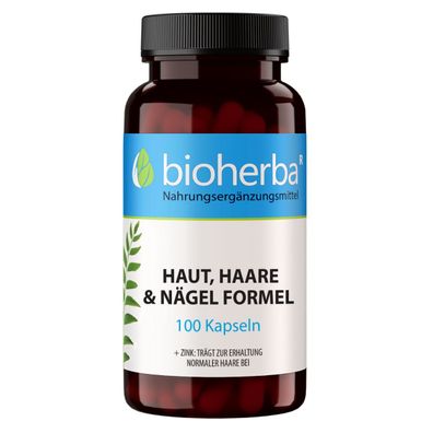 Bioherba Haut Haare und Nägel Formel Kapseln