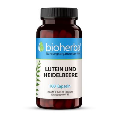 Bioherba Lutein und Heidelbeere Kapseln