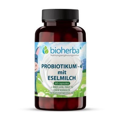 Bioherba Probiotikum 4 mit Eselsmilch Kapseln