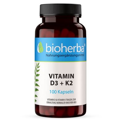 Bioherba Vitamin D3 + K2 Kapseln