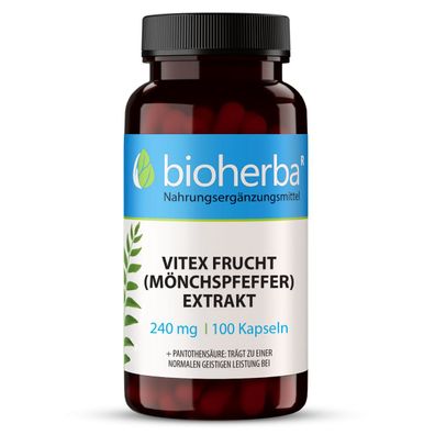 Bioherba Vitex Frucht (Mönchspfeffer) Extrakt Kapseln