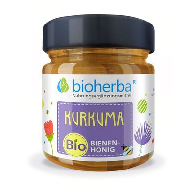 Bioherba Kurkuma Bio-Bienenhonig