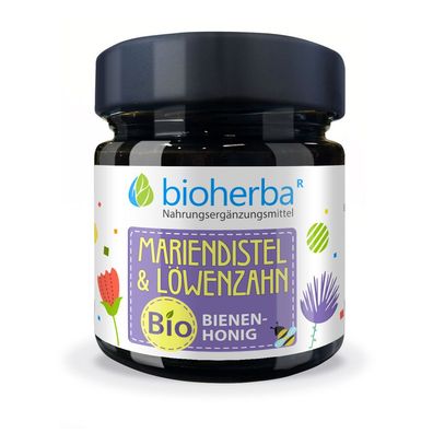 Bioherba Mariendistel & Löwenzahn Bio-Bienenhonig