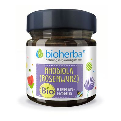 Bioherba Rhodiola (Rosenwurz) Bio-Bienenhonig