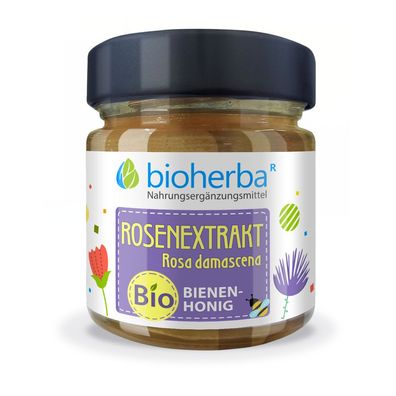 Bioherba Rosenextrakt Rosa Damascena Bio-Bienenhonig