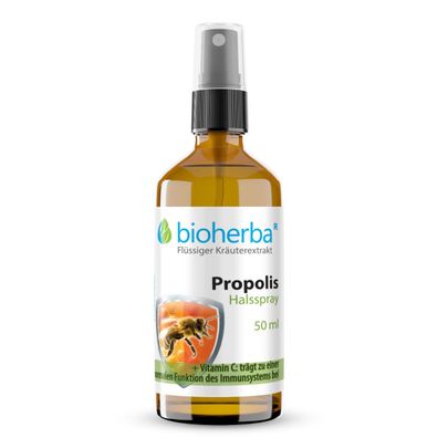 Bioherba Halsspray mit Propolis Extrakt