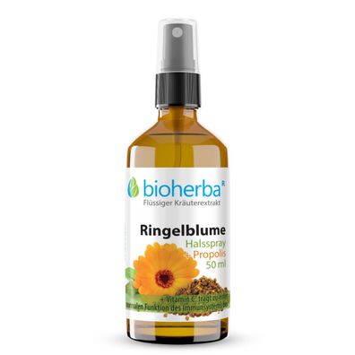 Bioherba Halsspray Ringelblume mit Propolis Extrakt
