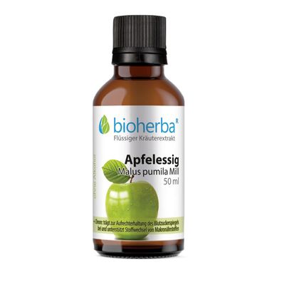 Bioherba Apfelessig Malus pumila Mill. Tropfen Tinktur