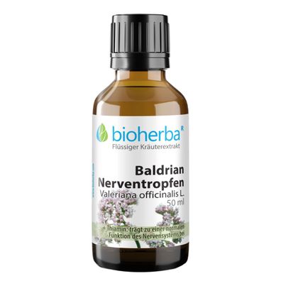 Bioherba Baldrian Nerventropfen Tinktur