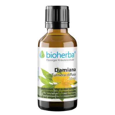 Bioherba Damiana Turnera diffusa Tropfen Tinktur