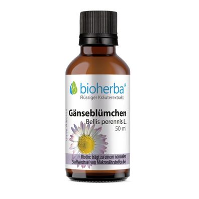 Bioherba Gänseblümchen Bellis perennis L. Tropfen Tinktur