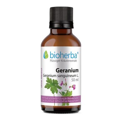 Bioherba Geranium Geranium sanguineum L. Tropfen Tinktur