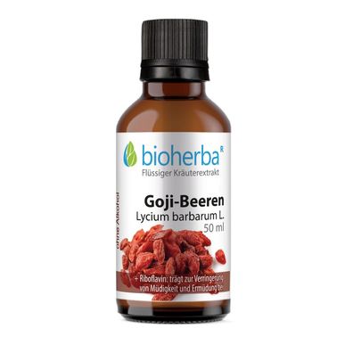 Bioherba Goji-Beeren Lycium barbarum L. Tropfen Tinktur