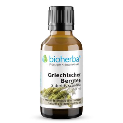Bioherba Griechischer Bergtee Tropfen Tinktur