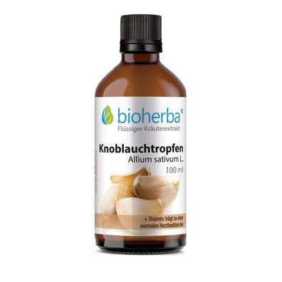 Bioherba Knoblauchtropfen Allium sativum L. Tinktur