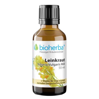 Bioherba Leinkraut Linaria vulgaris Mill Tropfen Tinktur