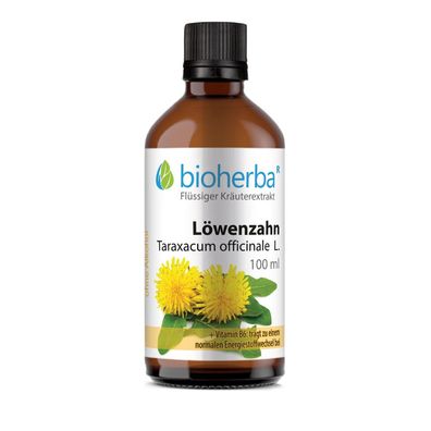 Bioherba Löwenzahn Taraxacum officinale L. Tropfen Tinktur