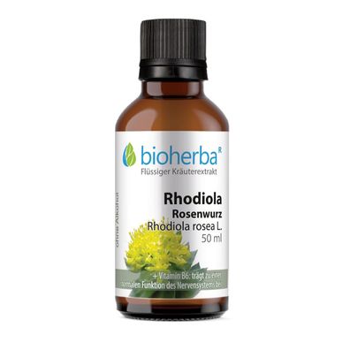 Bioherba Rhodiola Rosenwurz Rhodiola rosea L Tropfen Tinktur