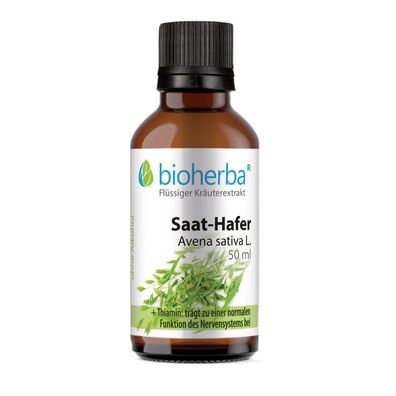 Bioherba Saat-Hafer Avena sativa L. Tropfen Tinktur