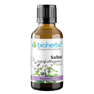 Bioherba Salbei Salvia officinalis L. Tropfen Tinktur