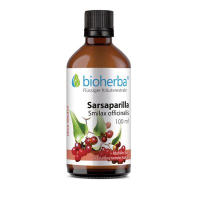 Bioherba Sarsaparilla Smilax officinalis Tropfen Tinktur