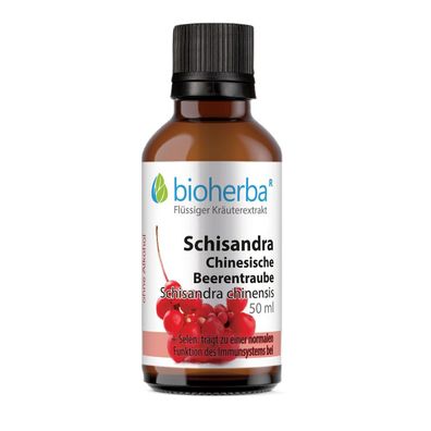 Bioherba Schisandra Chinesische Beerentraube Tropfen Tinktur