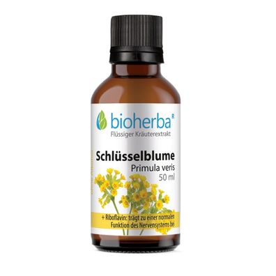 Bioherba Schlüsselblume Primula veris L. Tropfen Tinktur