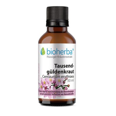 Bioherba Tausendgüldenkraut Tropfen Tinktur