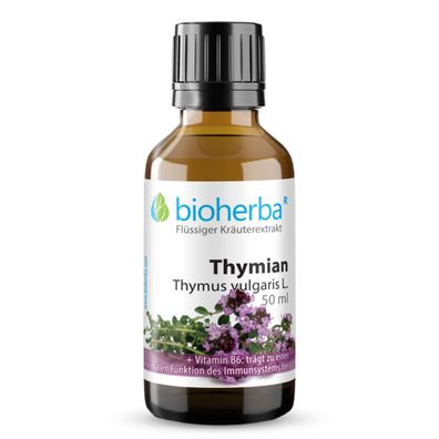 Bioherba Thymian Thymus vulgaris L. Tropfen Tinktur