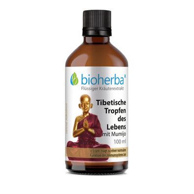 Bioherba Tibetische Tropfen des Lebens mit Mumijo Tinktur