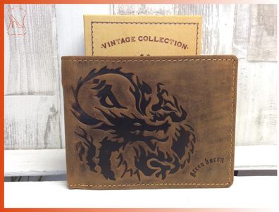 Leder Greenburry Vintage Dragon Scheintasche brown
