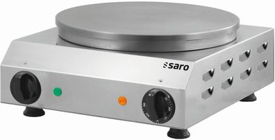 Saro Crêpes-Gerät GILLES – Elektrisches Crêpeseisen mit Teigverteiler, 2,4 kW