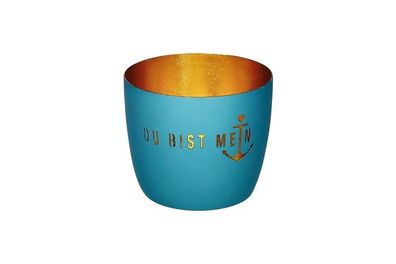 Madras Windlicht M, Du bist mein Anker 1 St