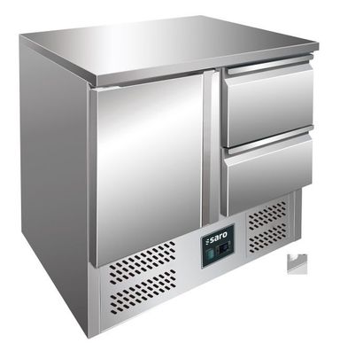 Saro Kühltisch VIVIA S901 900x870-890x700mm mit 2 Schubladen und 1 Türe