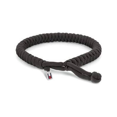Tommy Hilfiger - 2790593 - Armband - Herren - Nylon - grau - 18 + 4cm