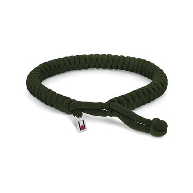 Tommy Hilfiger - 2790594 - Armband - Herren - Nylon - grün - 18 + 4cm