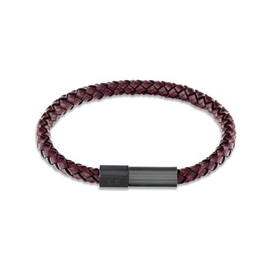 Calvin Klein - 35100045 - Armband - Herren - Leder - braun - 18,5cm