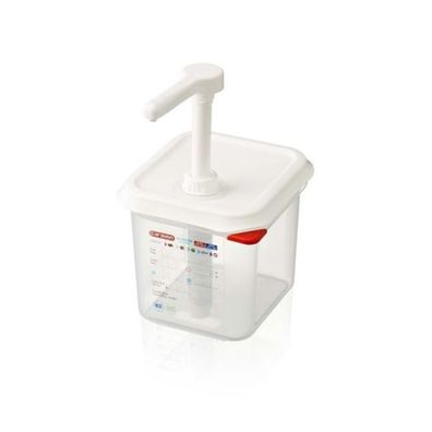 Stalgast Pumpspender Gn 16 Aus Polypropylen, Inhalt 2,6 L