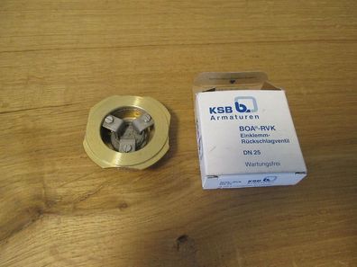KSB BOA RVK Einklemm Rückschlagventil DN 25 Schwerkraftbremse Rückfluss S14/349