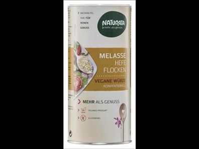 Naturata 6x Melasse Hefeflocken, Dose, konventionell 150g