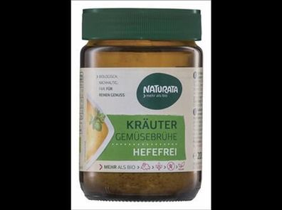 Naturata 6x Kräuter Gemüsebrühe hefefrei 200g
