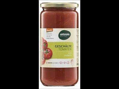 Naturata 6x Geschälte Tomaten in Tomatensaft 660g