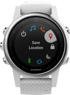 Garmin Fenix 5 S 42mm GPS-Multisport-Smartwatch Silver/White - Sehr Gut