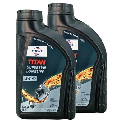 Fuchs Titan Supersyn Longlife 5W-40 2x1 Liter